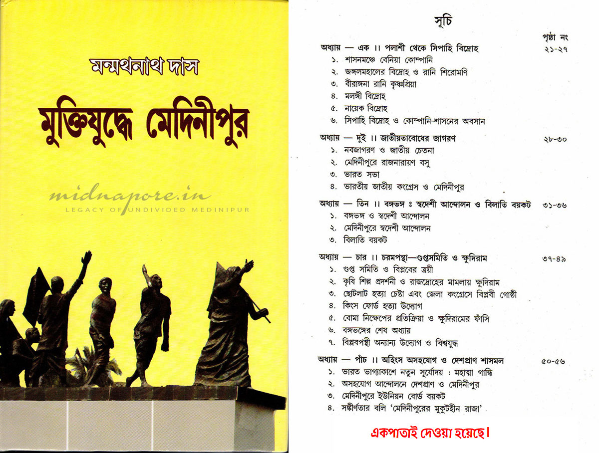 মুক্তি যুদ্ধে মেদিনীপুর। 
